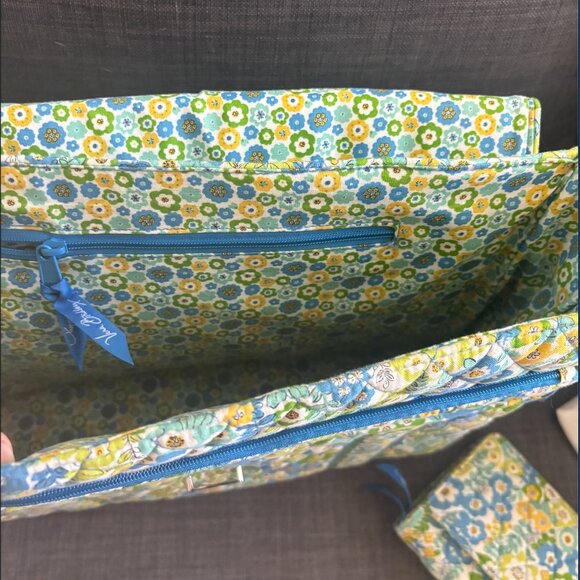 VERA BRADLEY BRIEFCASE TOTE WALLET COMBO - Picture 11 of 16